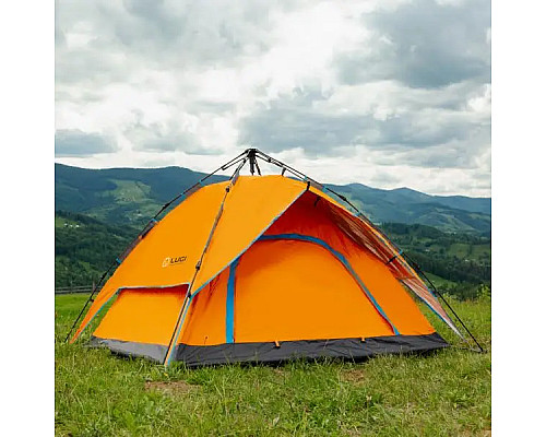Намет автоматичний LUGI LU015O на 2-4 особи 200 х 230 см двошаровий, помаранчевий