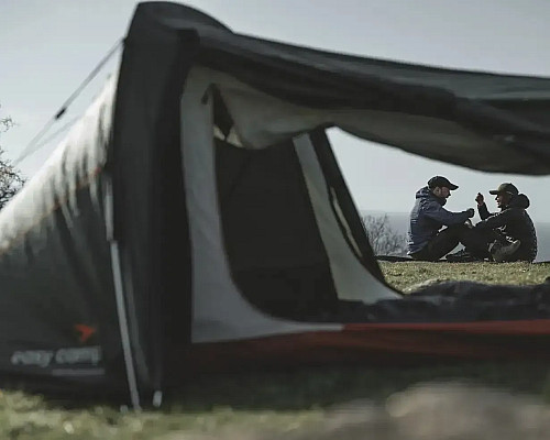 Намет двомісний Easy Camp Sarek 2, 265 х 95 х 170 см, темно-зелений