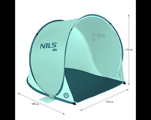 Пляжний намет NILS POP UP NC3173 м'ятний