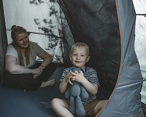 Намет п'ятимісний Easy Camp Hamra 5, 500 × 195 × 320 см, синій