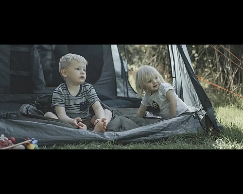 Намет п'ятимісний Easy Camp Hamra 5, 500 × 195 × 320 см, синій