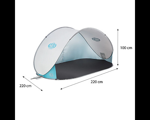 Пляжний намет NILS CAMP POP UP NC3174 світло-сірий