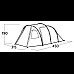Намет п'ятимісний Easy Camp Hidra 5, 450 х 190 х 315 см, зелений