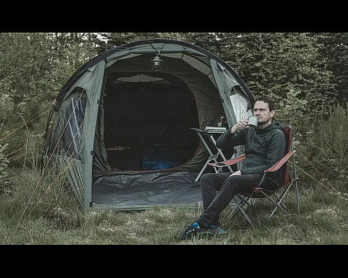 Намет п'ятимісний Easy Camp Hidra 5, 450 х 190 х 315 см, зелений