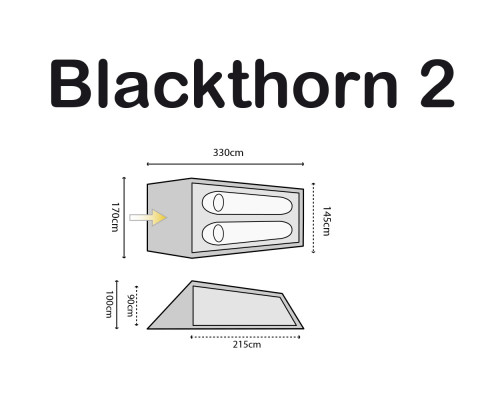 Намет Highlander Blackthorn 2 HMTC (TEN132-HC)