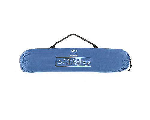 Намет двомісний NILS CAMP NC6010 Hiker, 275 х 150 х 105 см, синій