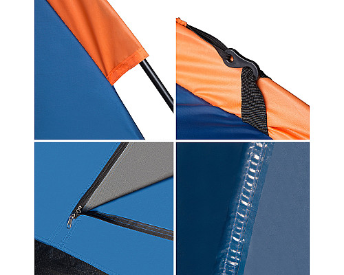 Намет двомісний NILS CAMP NC6010 Hiker, 275 х 150 х 105 см, синій