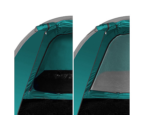 Намет двомісний NILS CAMP NC6010 Hiker, 275 х 150 х 105 см, зелений