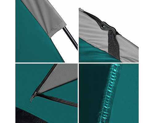 Намет двомісний NILS CAMP NC6010 Hiker, 275 х 150 х 105 см, зелений