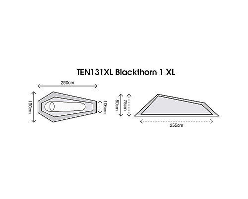 Намет Highlander Blackthorn 1 XL HMTC (TEN131XL-HC)