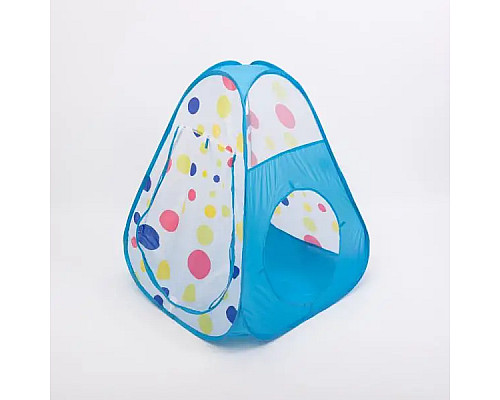 Намет дитячий HP-S-4NDBL з тунелем та басейном для кульок, 100 х 100 х 36 см