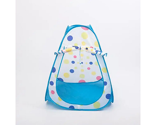 Намет дитячий HP-S-4NDBL з тунелем та басейном для кульок, 100 х 100 х 36 см