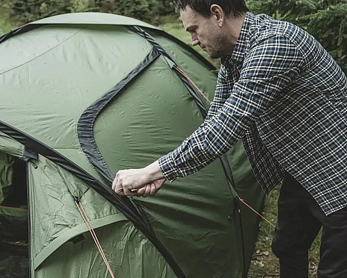 Намет тримісний Easy Camp Lomsdal 3, 360 х 130 х 200 см, зелений
