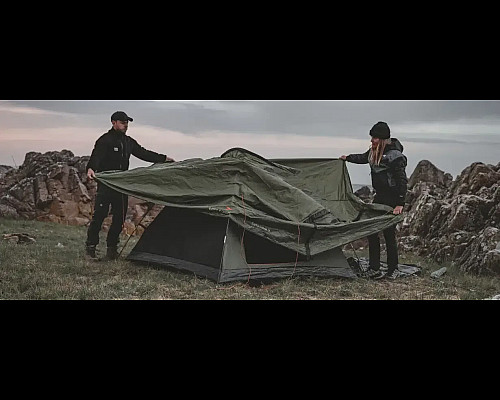 Намет тримісний Easy Camp Setesdal 3, 305 х 120 х 170 см, зелений