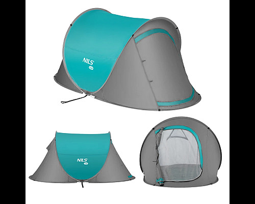 Пляжний намет NILS CAMP NC3743 сіро-блакитний