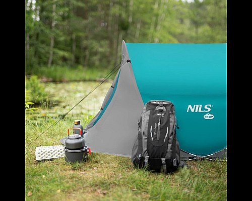 Пляжний намет NILS CAMP NC3743 сіро-блакитний
