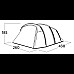 Намет чотиримісний Easy Camp Hamra 4, 430 × 185 × 260 см, синій