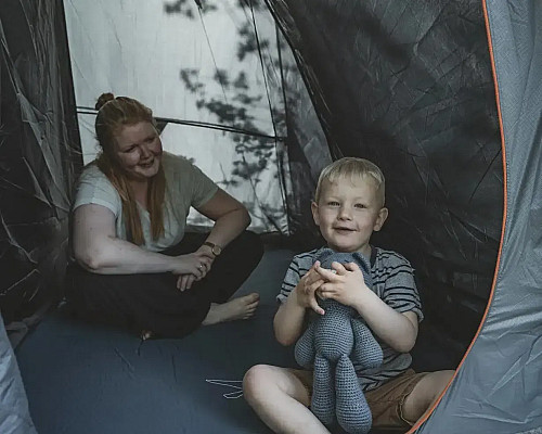 Намет чотиримісний Easy Camp Hamra 4, 430 × 185 × 260 см, синій