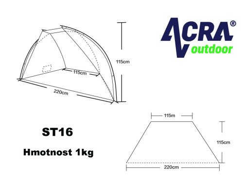 Пляжний намет ST16 ACRA