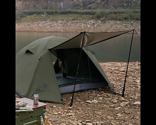 Намет Mobi Garden Qr tent II NX22561010 68D 2-місний, темно-зелений Намет Mobi Garden Qr tent II NX22561010 68D 2-місний, темно-зелений