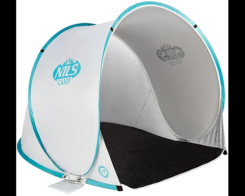 Намет саморозкладний NILS CAMP NC3173, 140 х 110 х 110 см, сіро-блакитний