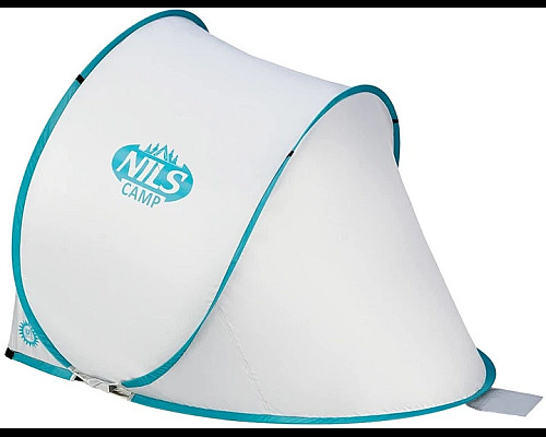 Намет саморозкладний NILS CAMP NC3173, 140 х 110 х 110 см, сіро-блакитний