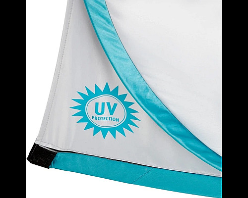 Намет саморозкладний NILS CAMP NC3173, 140 х 110 х 110 см, сіро-блакитний