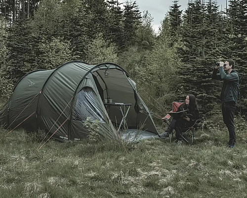 Намет чотиримісний Easy Camp Hidra 4, 435 х 180 х 255 см, зелений