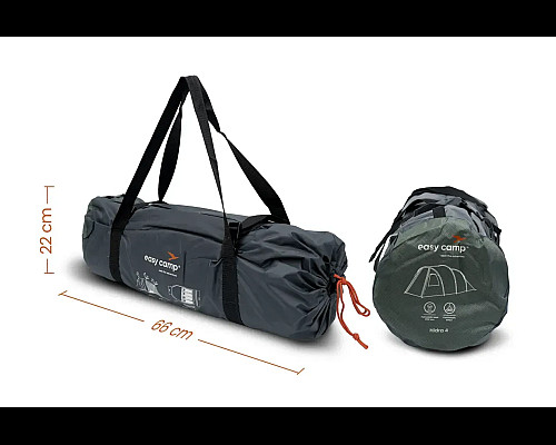 Намет чотиримісний Easy Camp Hidra 4, 435 х 180 х 255 см, зелений