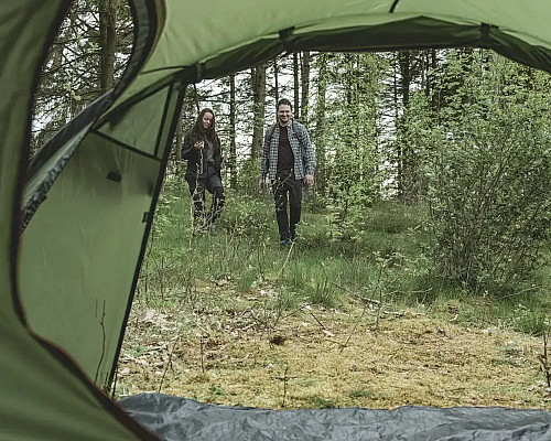 Намет чотиримісний Easy Camp Lomsdal 4, 380 х 150 х 260 см, зелений