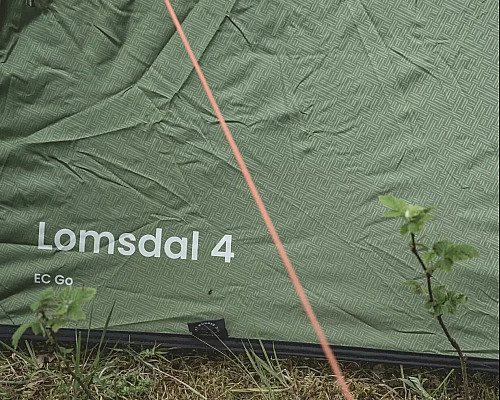 Намет чотиримісний Easy Camp Lomsdal 4, 380 х 150 х 260 см, зелений