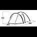 Намет чотиримісний Easy Camp Lomsdal 4, 380 х 150 х 260 см, зелений