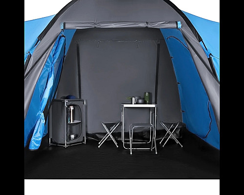 Намет кемпінговий NILS CAMP NC6031 HIGLAND сіро-блакитний