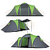 Намет кемпінговий NILS CAMP NC6431 HIGHLAND IV сіро-зелений