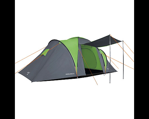 Намет кемпінговий NILS CAMP NC6431 HIGHLAND IV сіро-зелений