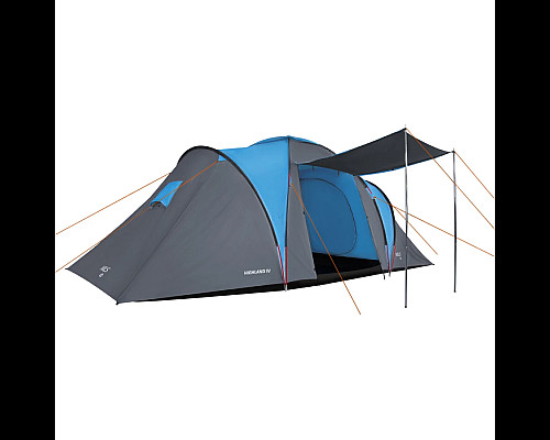 Намет кемпінговий NILS CAMP NC6431 HIGHLAND IV сіро-блакитний