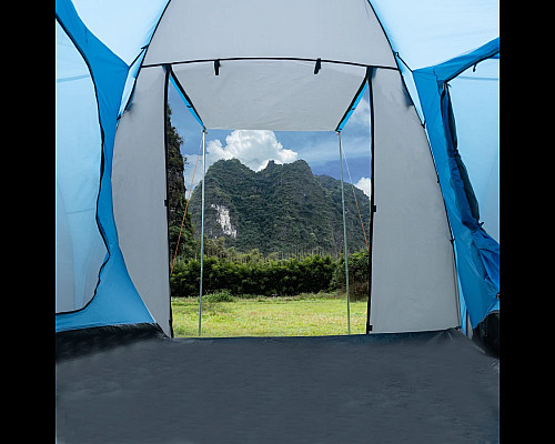 Намет кемпінговий NILS CAMP NC6431 HIGHLAND IV сіро-блакитний