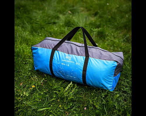 Намет кемпінговий NILS CAMP NC6431 HIGHLAND IV сіро-блакитний