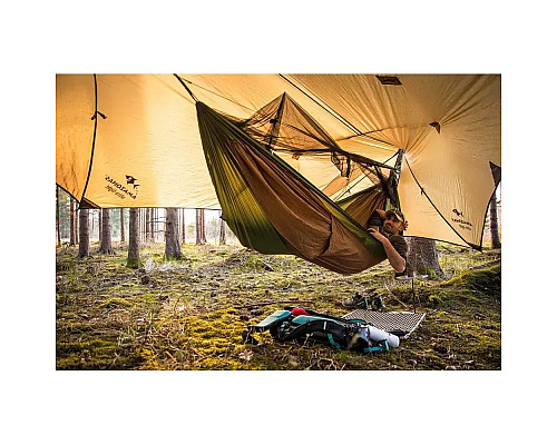 Тент Amazonas Adventure Wing Tarp, коричневий
