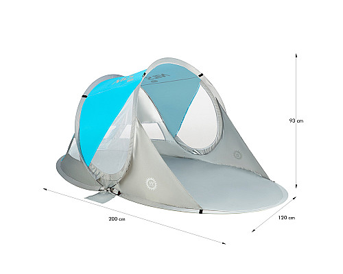 Намет пляжний NILS CAMP NC3143, блакитно-сірий