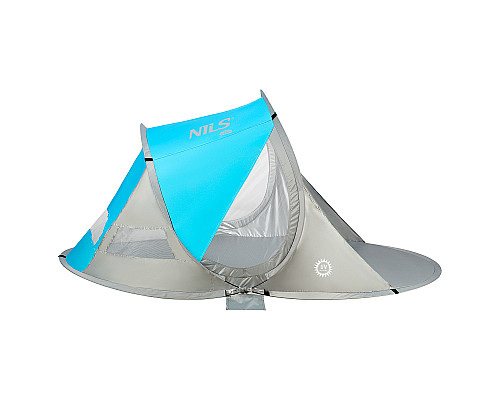 Намет пляжний NILS CAMP NC3143, блакитно-сірий