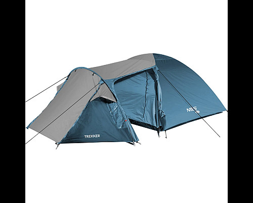 Намет кемпінговий NILS CAMP NC6012 TREKKER сіро-блакитний