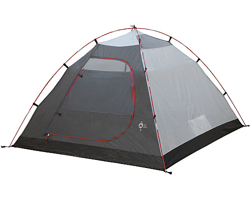 Намет чотиримісний High Peak Nevada 4 Dark Grey/Red (10207)