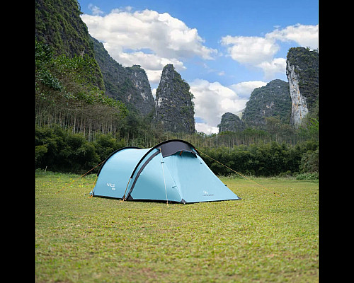 Намет кемпінговий NILS CAMP NC6003 NORTH PEAK блакитний