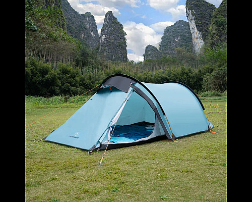 Намет кемпінговий NILS CAMP NC6003 NORTH PEAK блакитний