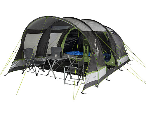 Намет чотиримісний High Peak Garda 4.0 Light Grey/Dark Grey/Green (11821)