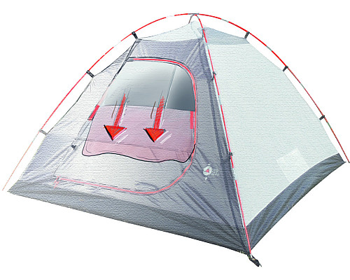 Намет чотиримісний High Peak Kira 4.1 Deep Forest (10374)