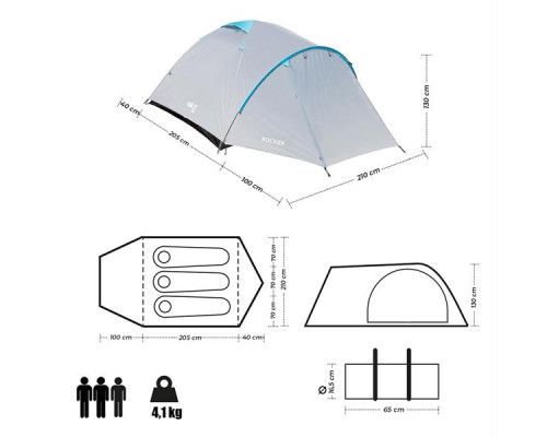 Кемпінговий намет NILS CAMP NC6013 ROCKER