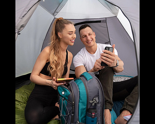 Намет кемпінговий NILS CAMP NC6013 ROCKER сірий