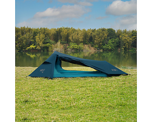 Намет туристичний одномісний NILS CAMP NC2501 ULTRA LIGHT, синій